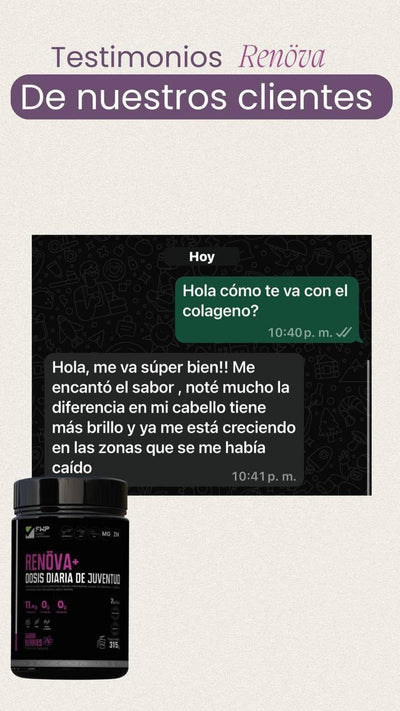 “Noté mucho la diferencia en mi cabello”