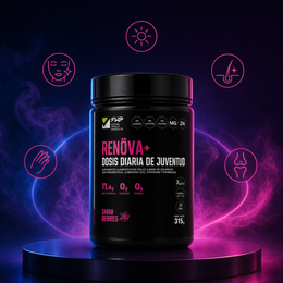 RENÖVA+ Colágeno doblemente hidrolizado sabor berries — 11.4 g por toma