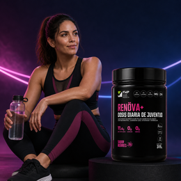 RENÖVA+ Colágeno doblemente hidrolizado sabor berries — 11.4 g por toma