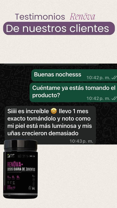 “Mi piel está más luminosa”